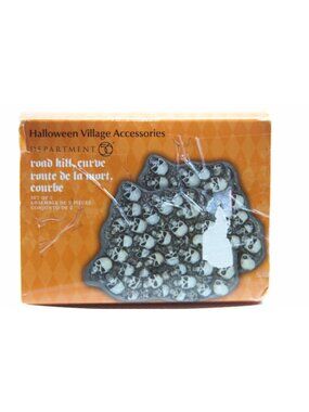 Dept 56 Halloween Village - Road Kill, Curved, Set of 2